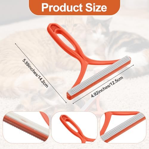 2PCS Portable Lint Remover Hand Fuzz Shaver Reusable Double Sided - Image 2