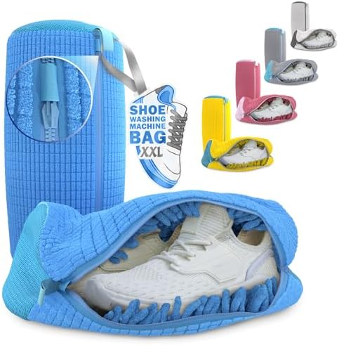 2 Pcs Reusable Shoe Washing Machine Bag, XXL by Lagarto