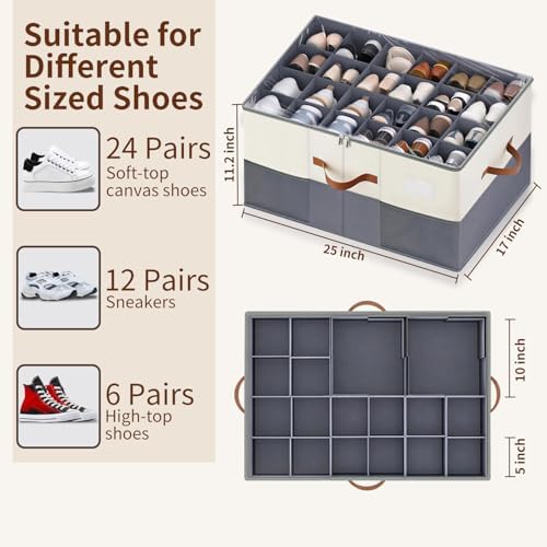 Premium 24-Pair Shoe Organizer - Image 2
