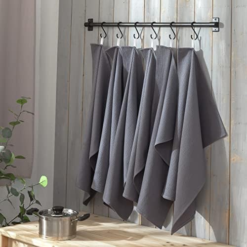 QUILTINA Dish Towels Set, 100% Cotton Waffle Weave Kitchen Towels 6 Pack - Image 6