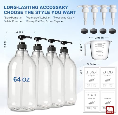 GMISUN Laundry Detergent Soap Dispenser, Liquid Laundry Detergent Dispenser - Image 2