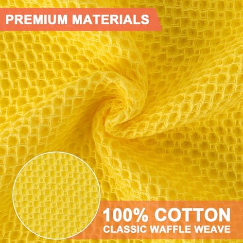 Kitchen Towels 6-Pack Kitchen Dish Cloths, 100% Cotton, 12x12 In - Image 2