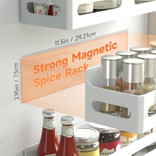 Sevenblue 2-Pack Magnetic Spice Rack - Image 2