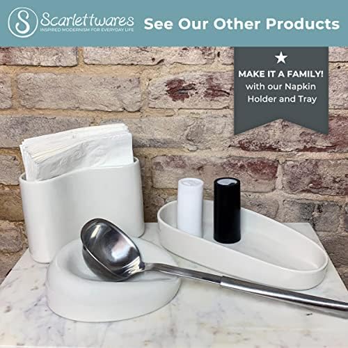 scarlettwares Sponge Holder for Kitchen Sink, Ceramic Countertop - Image 6