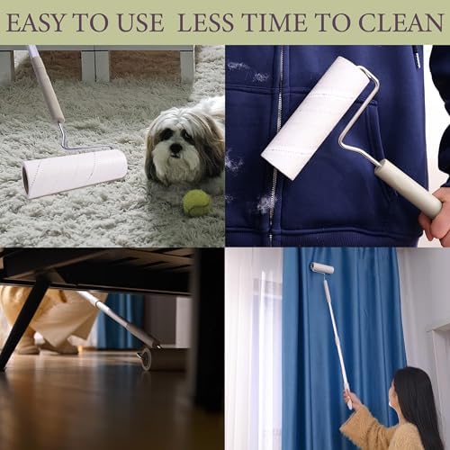 Extra Sticky Large Surface Lint Roller, 6.3'' Giant Lint Roller - Image 6
