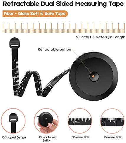 iBayam 2 Pack Tape Measure Measuring Tape - Image 3