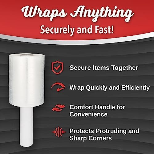 Simply Cool Mini Hand Stretch Wrap 2Pack 5 Inch 1000Ft 80 Gauge Shrink Wrap - Image 5