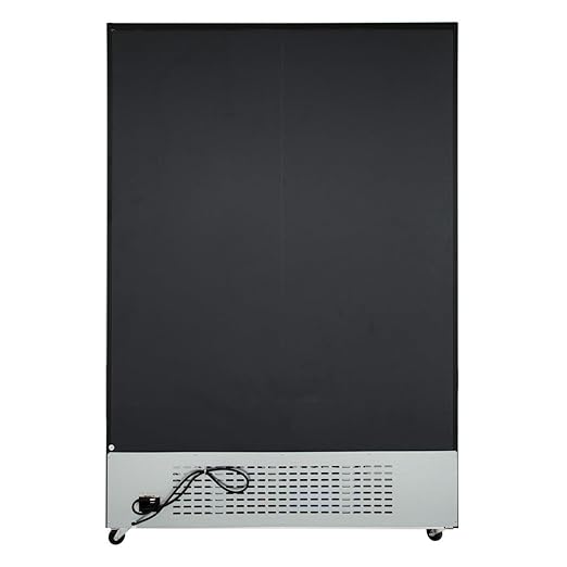 52" Reach-In Refrigerator with Two-Sliding Glass Door | Merchandiser Beverage Display Fridge for Convenience Grocery Store | 50 Cu. Ft. | 52.3"W x 32"D x 79.5"H, Black Exterior Steel, 115V, NSF
