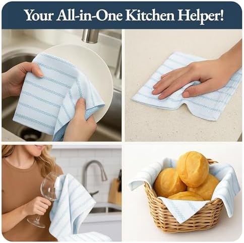 LANE LINEN Kitchen Towels Set - Image 4