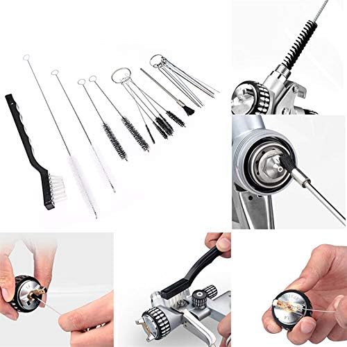 17pcs Multi-Purpose Spray Gun Cleaning Kit, Nylon Brushes Paint Gun Cleaning - Image 7