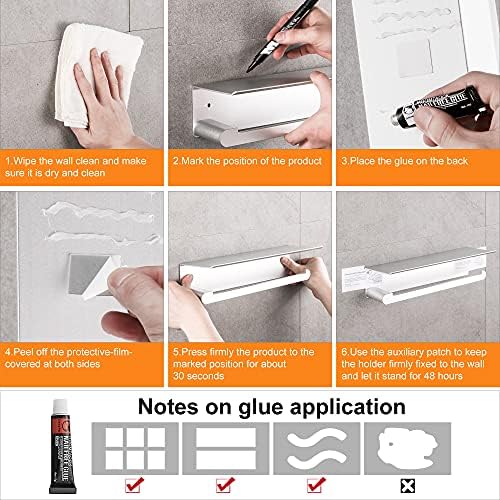 DUFU Paper Towel Holder Wall Mount - Image 6