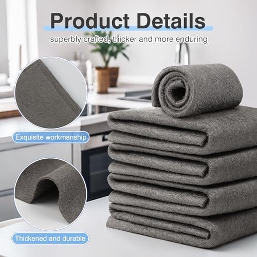 10 Pcs Thickened Magic Cleaning Cloth Reuseable, Microfiber Cleaning Cloth - Image 3