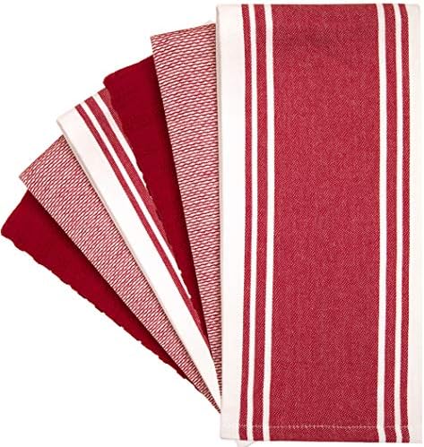 Premium Kitchen Towels 6 Pack 100% Cotton 20"x28" Dish Towels - Image 3