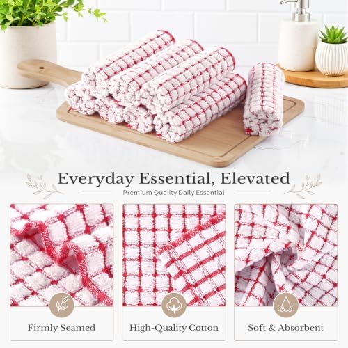 Homaxy 16 Pack Terry Kitchen Dish Cloths - Image 2