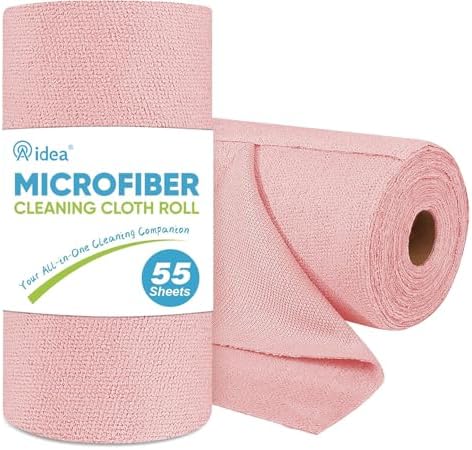AIDEA Microfiber Cleaning Cloth Roll-55 Sheets by AIDEAHOME