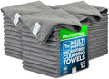 MW Pro Microfiber Cleaning Cloth | Gray | 36 Pack | 16” x 16” | All Purpose by MicrofiberWholesale