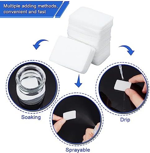 PH PandaHall 100pcs Unscented Refill Pad 1.1×0.8" Unscented Aroma Pads White - Image 5