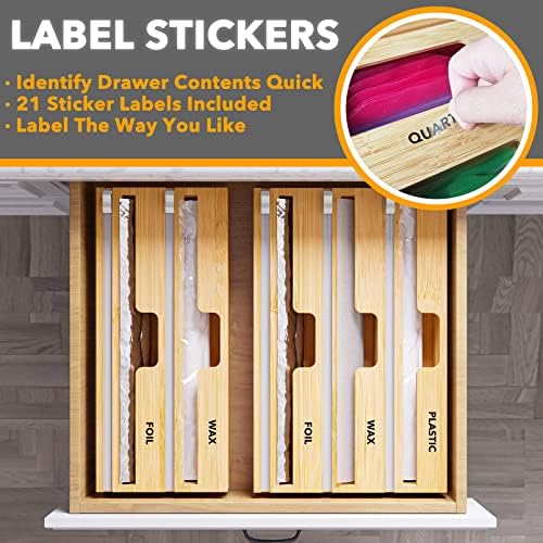 SpaceAid WrapNeat 2 in 1 Wrap Organizer - Image 4