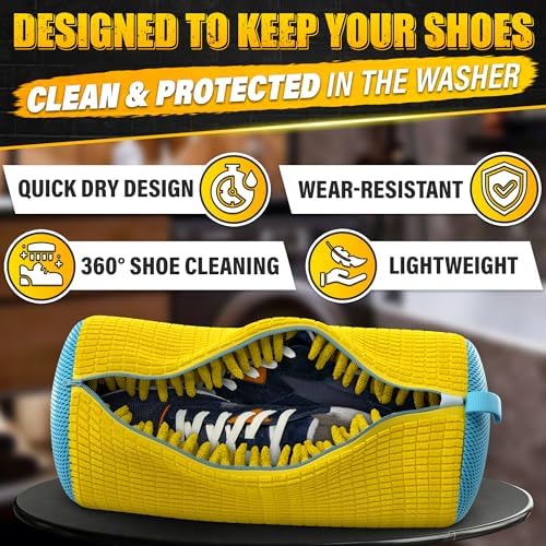2 Pcs Reusable Shoe Washing Machine Bag, XXL - Image 6
