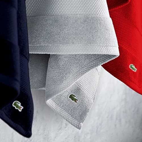 Lacoste Heritage 100% Supima Cotton Bath Towel, Premium Super Soft Bath Towel - Image 6