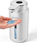 Touchless Automatic Liquid Soap Dispenser, Rechargeable Silver | 410 mL by Unknown