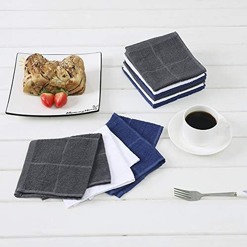 Glynniss Dish Rags for Washing Dishes, 100% Cotton red Kitchen WashCloths - Image 5