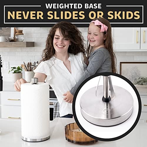 Heavy-Duty Stainless Steel Paper Towel Holder - Image 3
