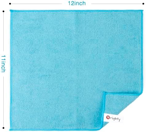 Orighty Microfiber Cleaning Cloth, Cleaning Rags, 12 Pack, 12x11 in - Image 5