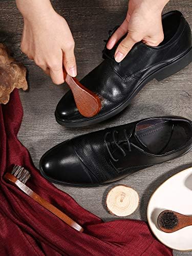 Jovitec 3 Pieces Horsehair Polish Applicator Brush Kit Saddle Soap Shoe Shine - Image 3