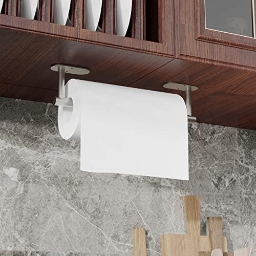 RUACQ Paper Towel Holder Under Cabinet, Stainless Steel - Image 2