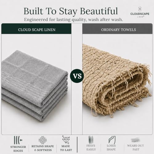 CLOUDSCAPE Kitchen Towels Cotton - Image 5