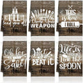 Bencailor 6 Pcs Farmhouse Kitchen Towels Brown Kitchen Decor and Accessories by Bencailor