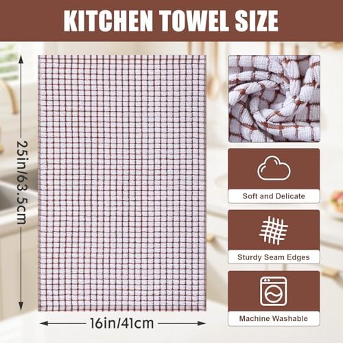 Mordimy Premium Cotton Kitchen Towels 16"x 25", 6 Pack - Image 2