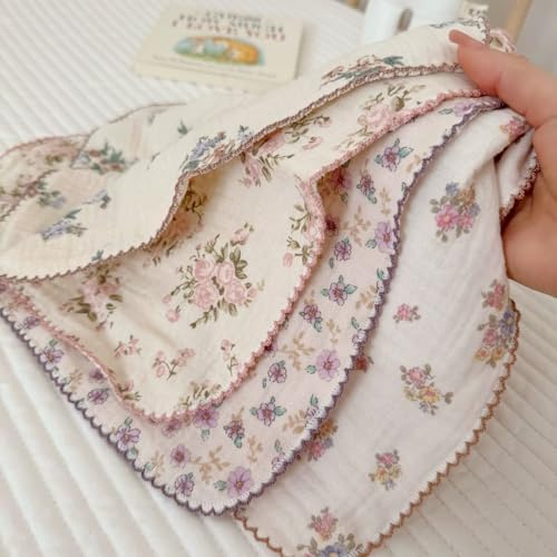 BuLuTu Vintage Floral Print Kitchen Towels Set - Image 3