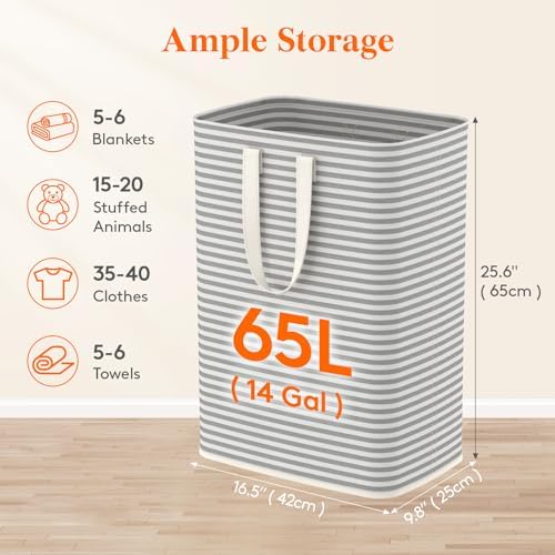 Lifewit 65L Collapsible Laundry Basket - Image 2
