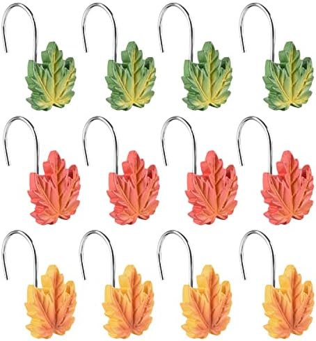 Maple Leaf Shower Curtain Hooks Rings - Image 4