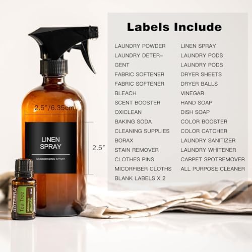 HVSWLY Minimalist Laundry Room Labels，30 Matte Waterproof Labels - Image 6