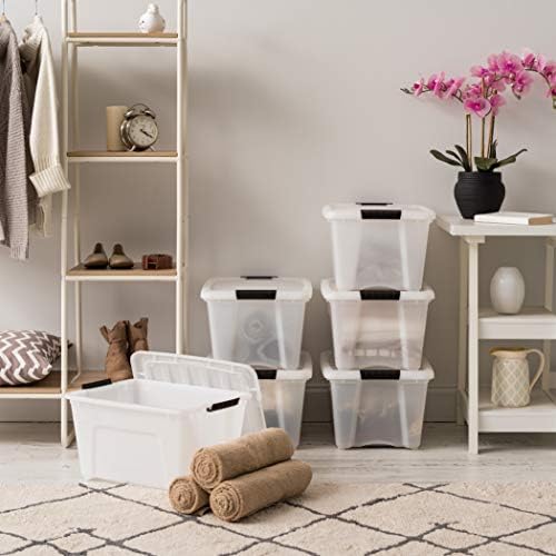 IRIS USA 6-Pack 32 Quart Storage Bins - Image 5