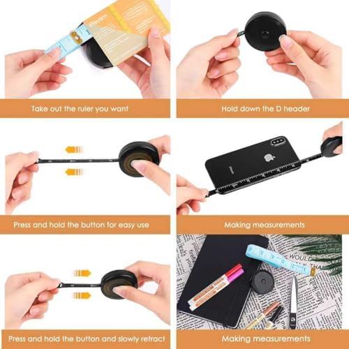 iBayam 2 Pack Tape Measure Measuring Tape - Image 5