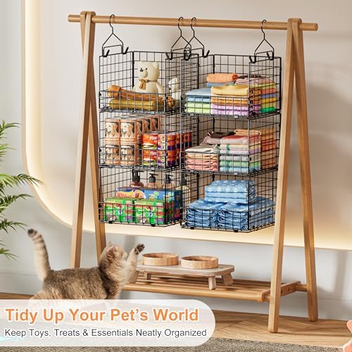 Sonyabecca 3-Tier Closet Organizers and Storage, Foldable Stackable Wire Basket - Image 6