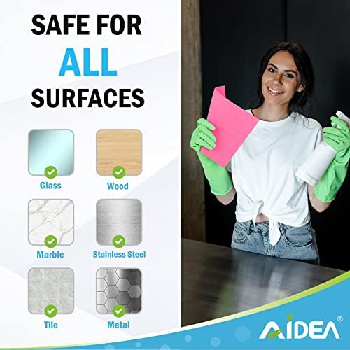 AIDEA Swedish Dishcloths for Kitchen-20PK, Reusable Paper Towels 7" x 6" - Image 4