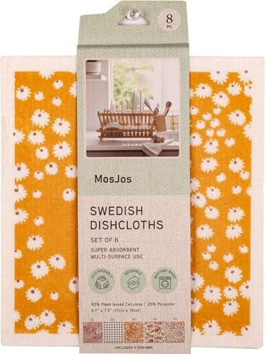 Swedish Dishcloths, 6.7x7.5 Inch, Super Absorbent, Machine Washable - Image 2