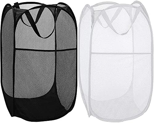 BATTOO Deluxe Strong Mesh Pop up Laundry Hamper Basket by BATTOO