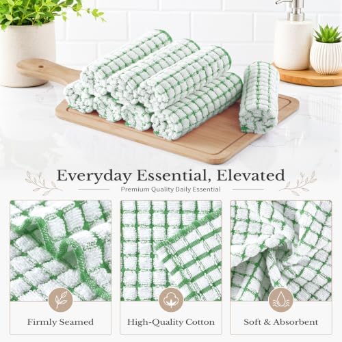 Homaxy 16 Pack Terry Kitchen Dish Cloths - Image 2