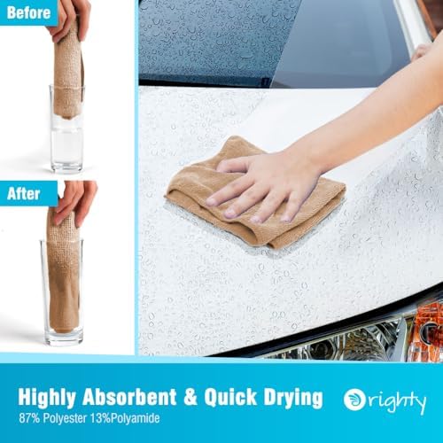 Orighty Microfiber Cleaning Cloth, Cleaning Rags, 12 Pack, 12x11 in - Image 3