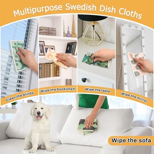 Lucomb 10 Pack Swedish Dishcloths - Image 6