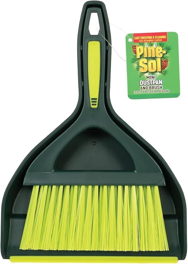 Pine-Sol Mini Dustpan and Brush Set | Nesting Snap-On Design | Portable by Pine-Sol