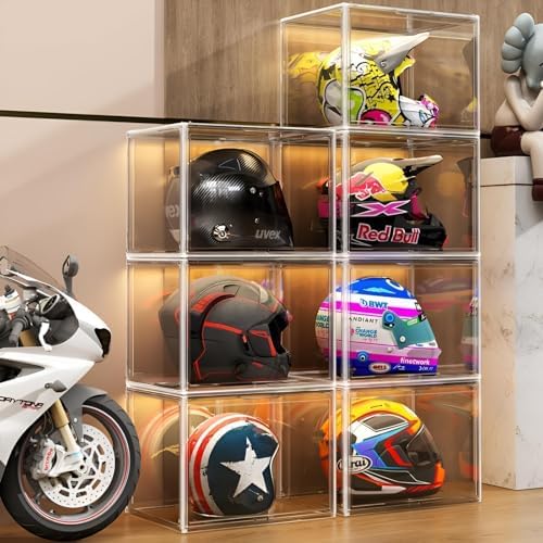 GUDEMAY Large Clear Stackable Plastic Storage Bins - Image 5