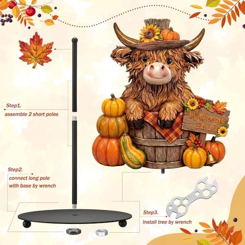 Chunful Highland Cow Fall Paper Towel Holder - Image 4