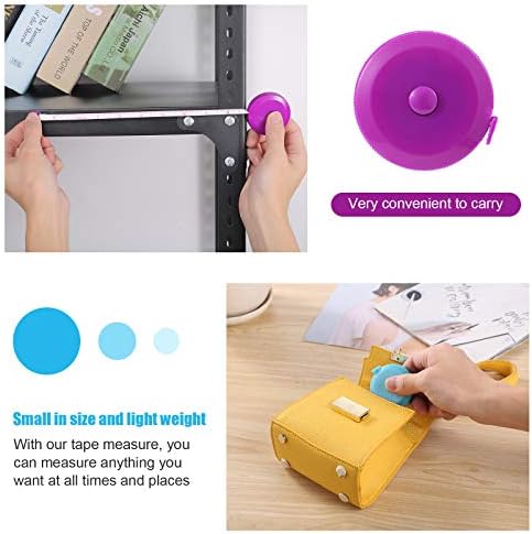 Measuring Tape Retractable, 60 Inch Soft Fabric Tape Measure - Image 6